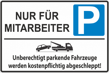 Parkplatzkennzeichnung Aufkleber